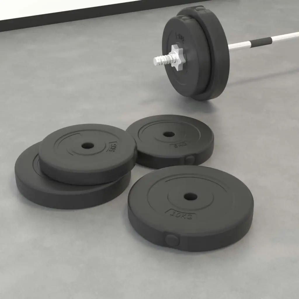 Weight Plates 4 pcs 30 kg Cement 93597