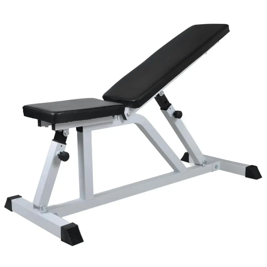 Workout Bench with Barbell and Dumbbell Set 60.5 kg 275346