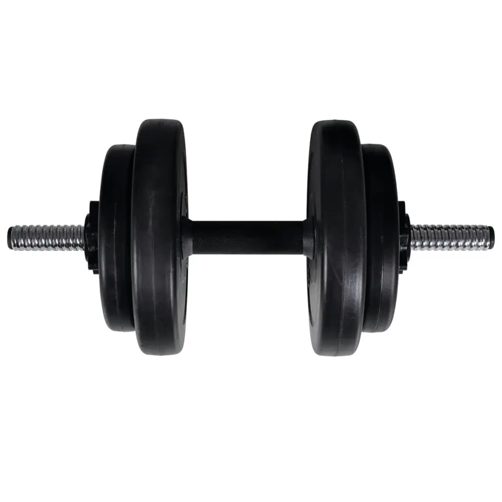 Workout Bench with Barbell and Dumbbell Set 60.5 kg 275346