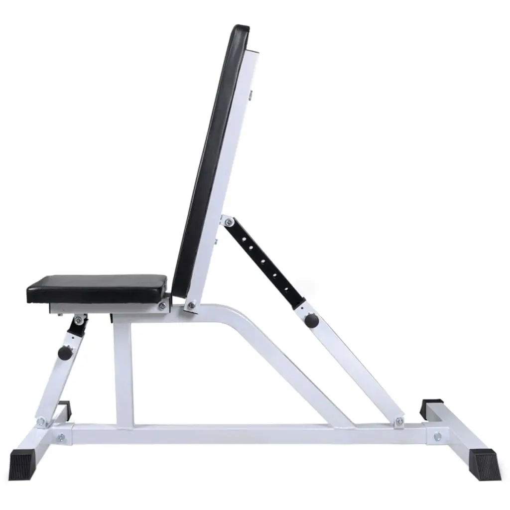 Workout Bench with Barbell and Dumbbell Set 60.5 kg 275346