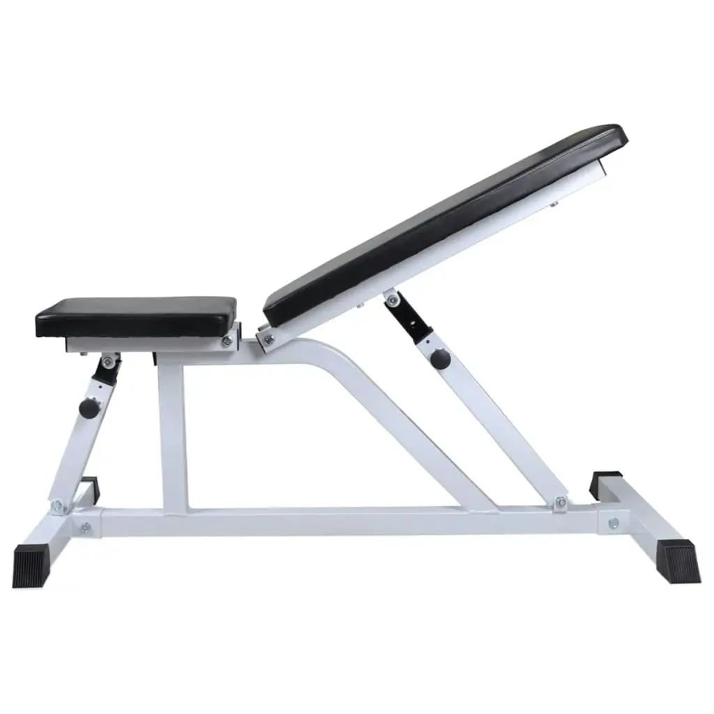 Workout Bench with Barbell and Dumbbell Set 60.5 kg 275346