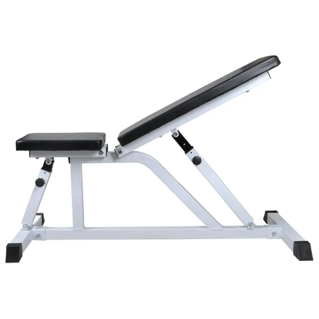 Workout Bench with Barbell and Dumbbell Set 30.5 kg 275350