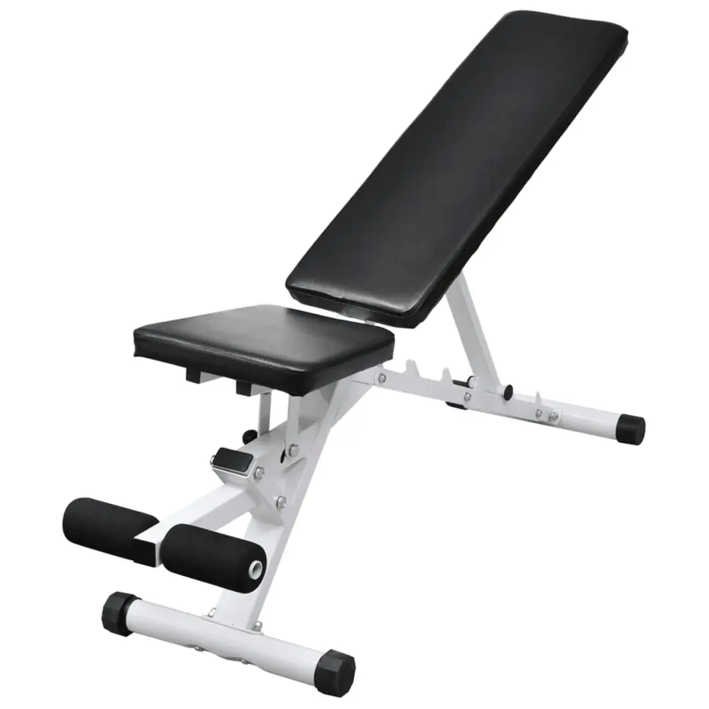 Workout Bench with Barbell and Dumbbell Set 30.5 kg 275351