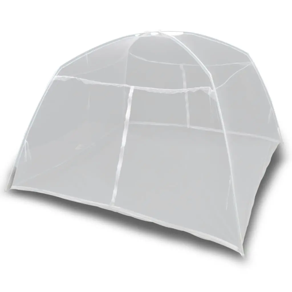 Mongolia Net Mosquito Net 2 Doors 200 x 120 x 130 cm White 50260