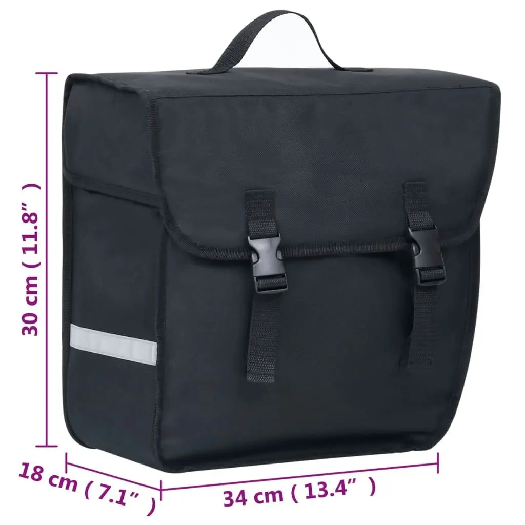 Single Bicycle Bag for Pannier Rack Waterproof 21 L Black 93252