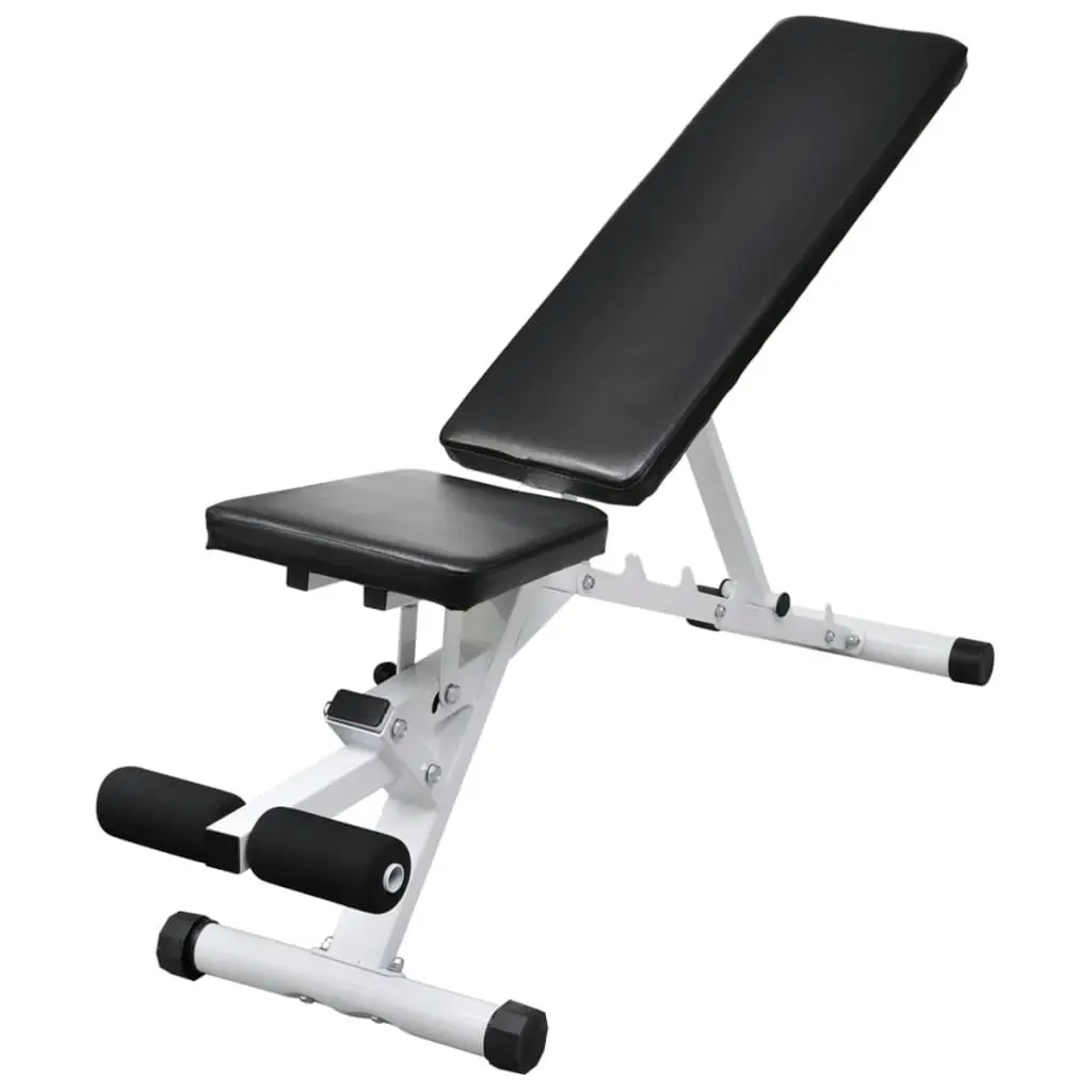 Workout Bench with Barbell and Dumbbell Set 60.5 kg 275347