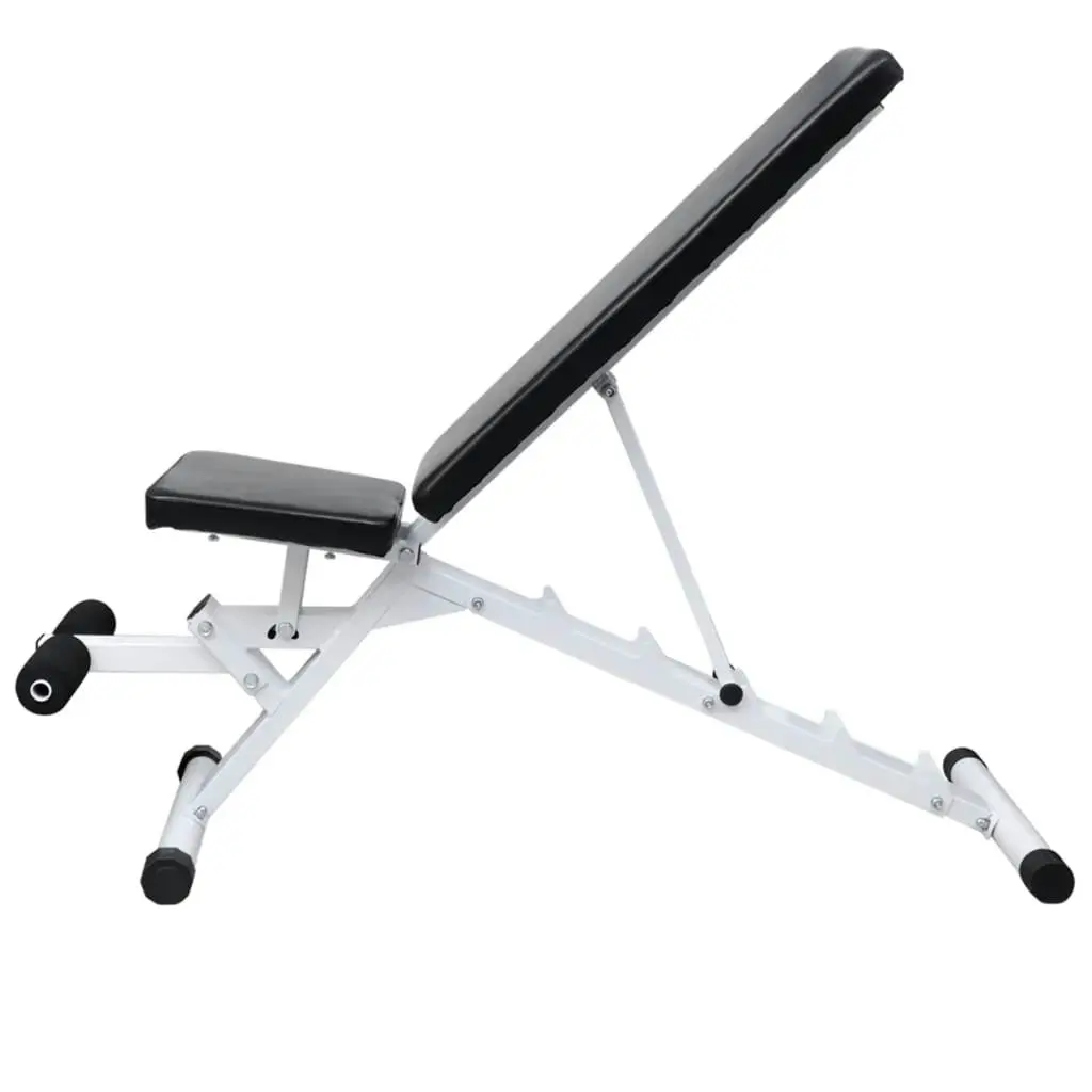 Workout Bench with Barbell and Dumbbell Set 60.5 kg 275347