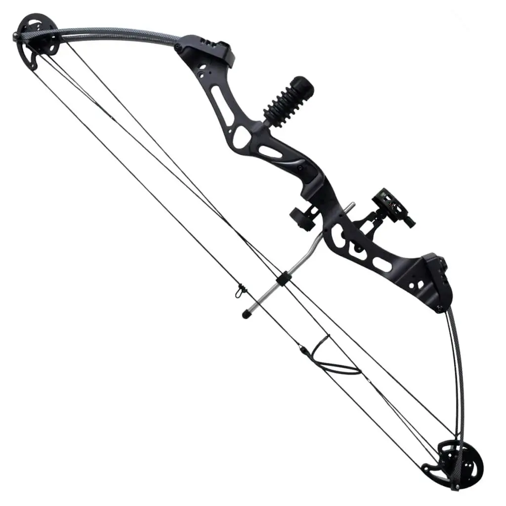 Adult Compound Bow with Accessories and Fiberglass Arrows 90852