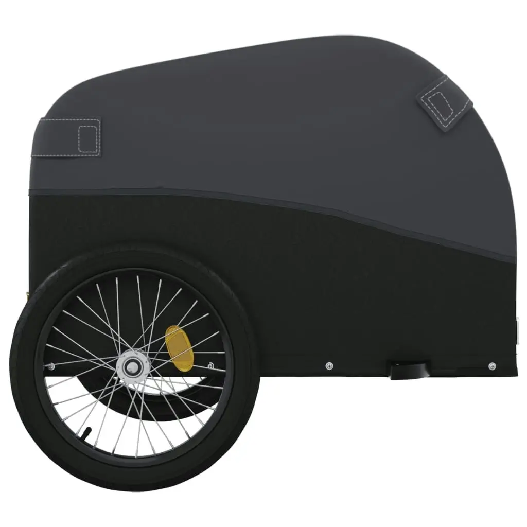 Bike Trailer Black 30 kg Iron 94122