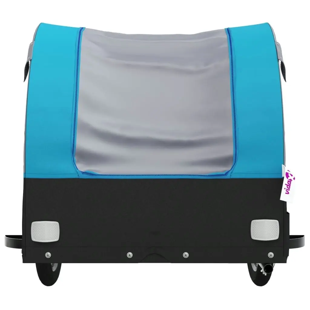 Bike Trailer Black and Blue 30 kg Iron 94121