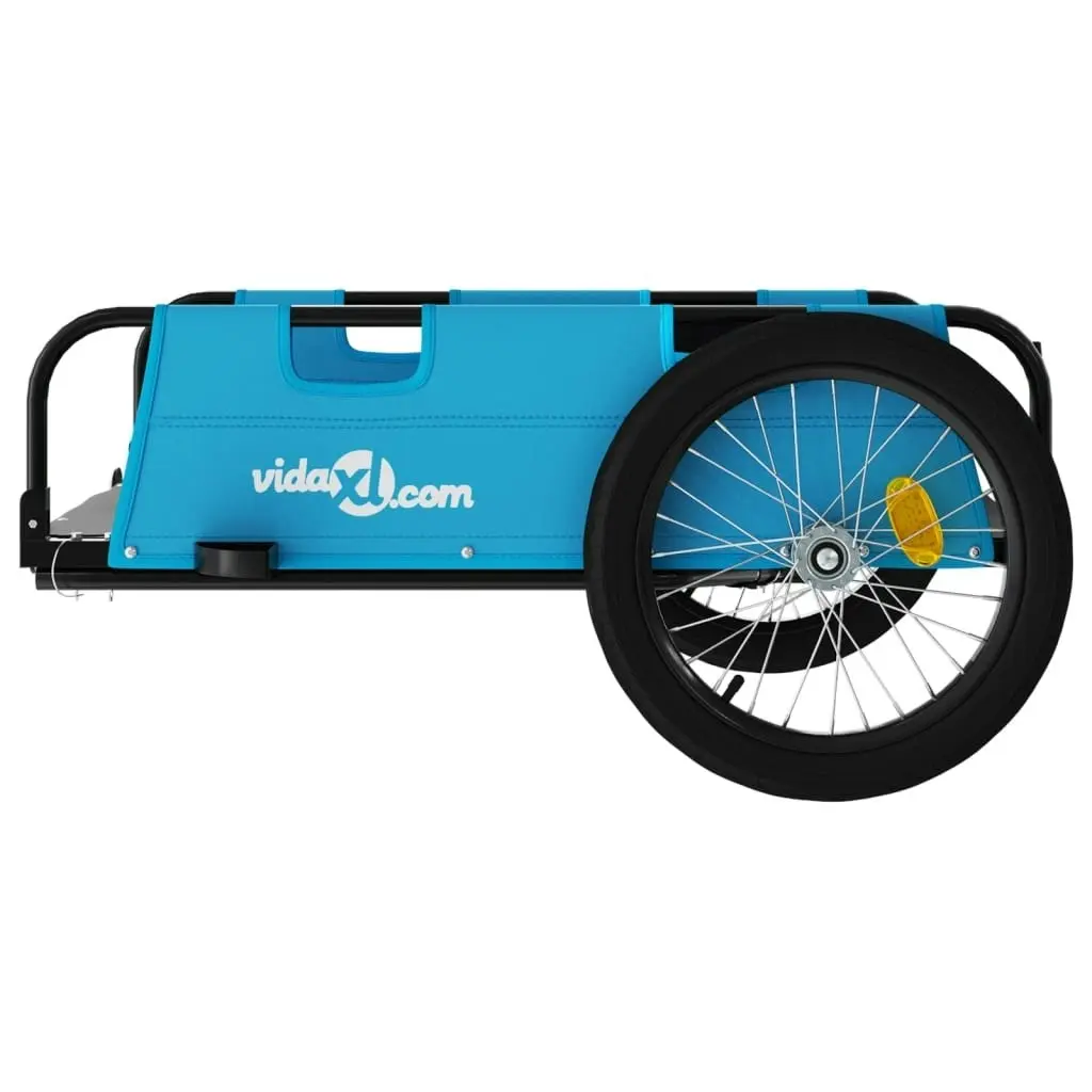 Bike Trailer Blue Oxford Fabric and Iron 94177