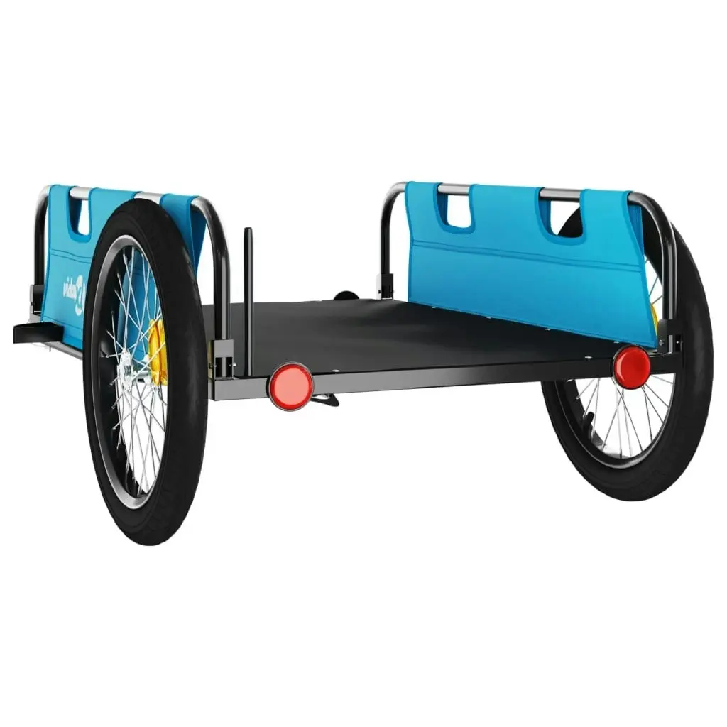 Bike Trailer Blue Oxford Fabric and Iron 94177