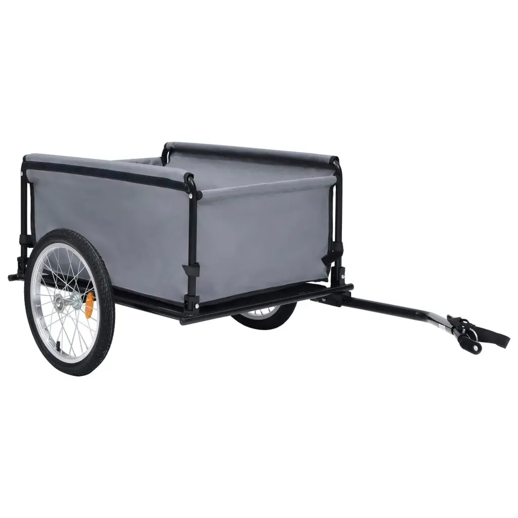 Bike Trailer Black and Blue 65 kg 92589