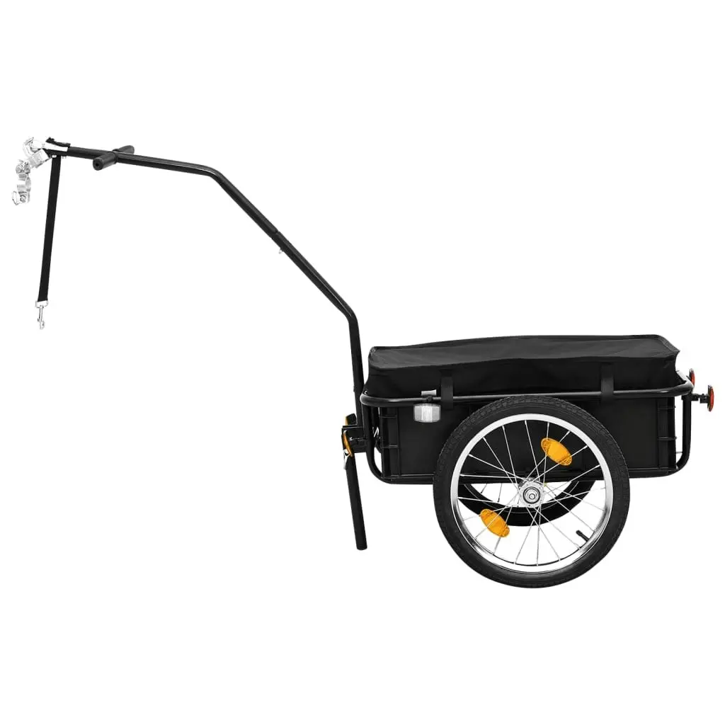 Bike Trailer/Hand Wagon 155x60x83 cm Steel Black 91771