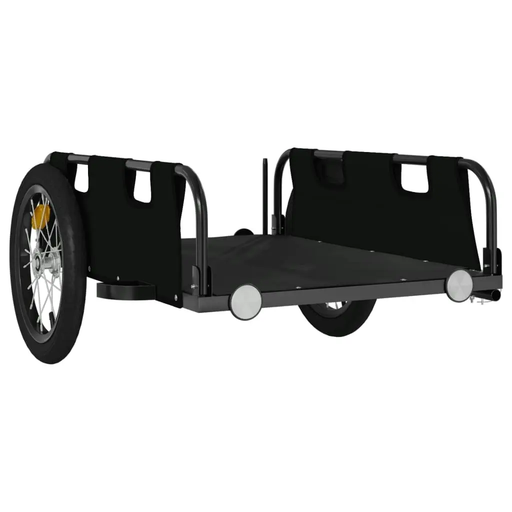 Bike Trailer Black Oxford Fabric and Iron 94171