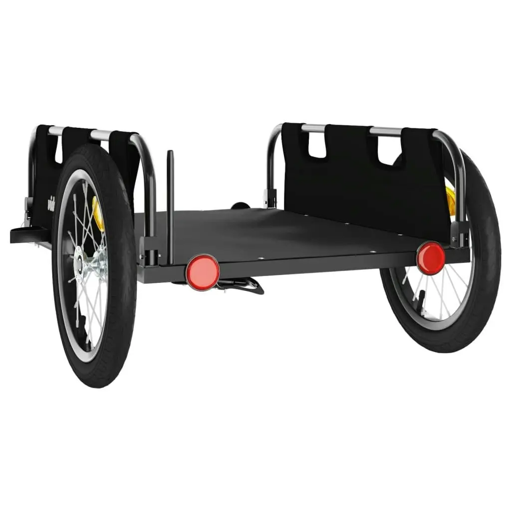 Bike Trailer Black Oxford Fabric and Iron 94171