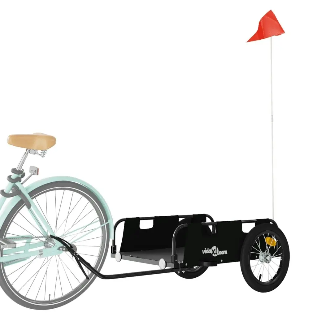 Bike Trailer Black Oxford Fabric and Iron 94171