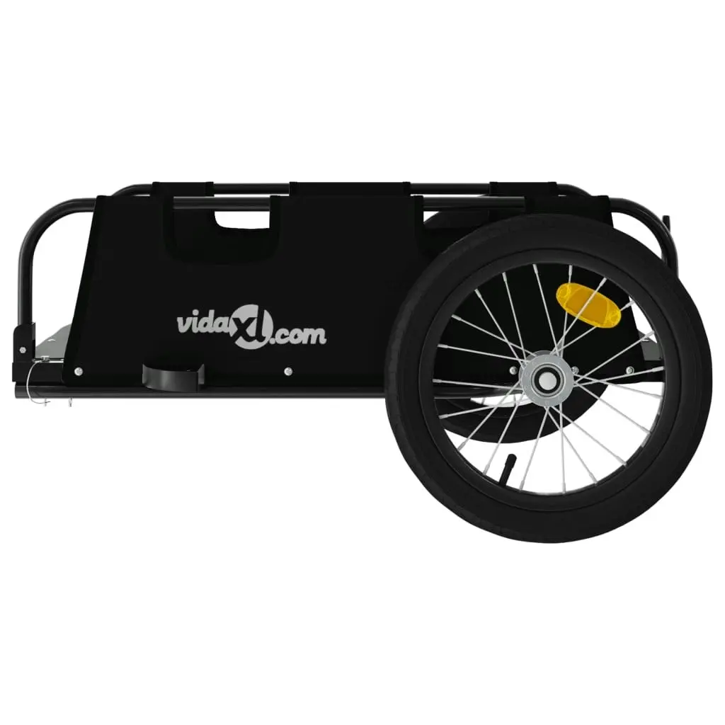 Bike Trailer Black Oxford Fabric and Iron 94171