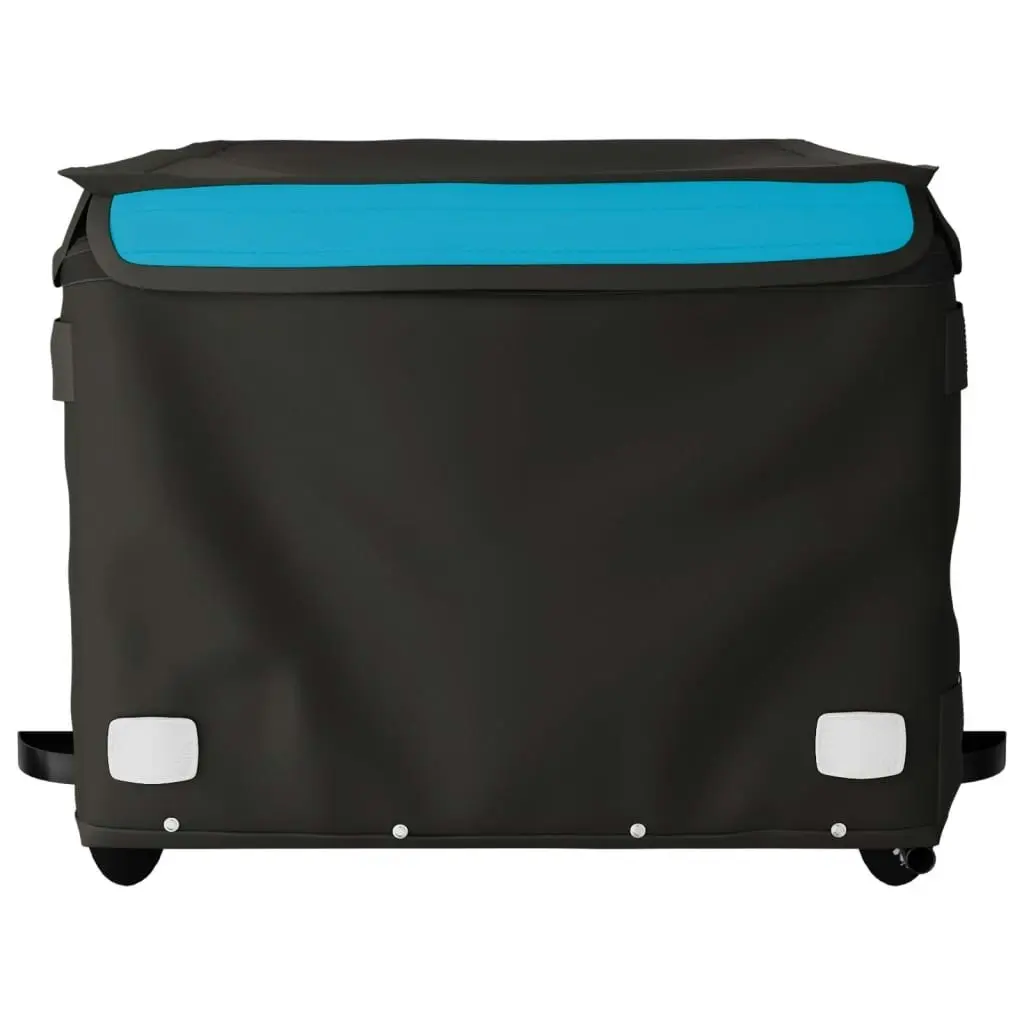 Bike Trailer Black and Blue 45 kg Iron 94093