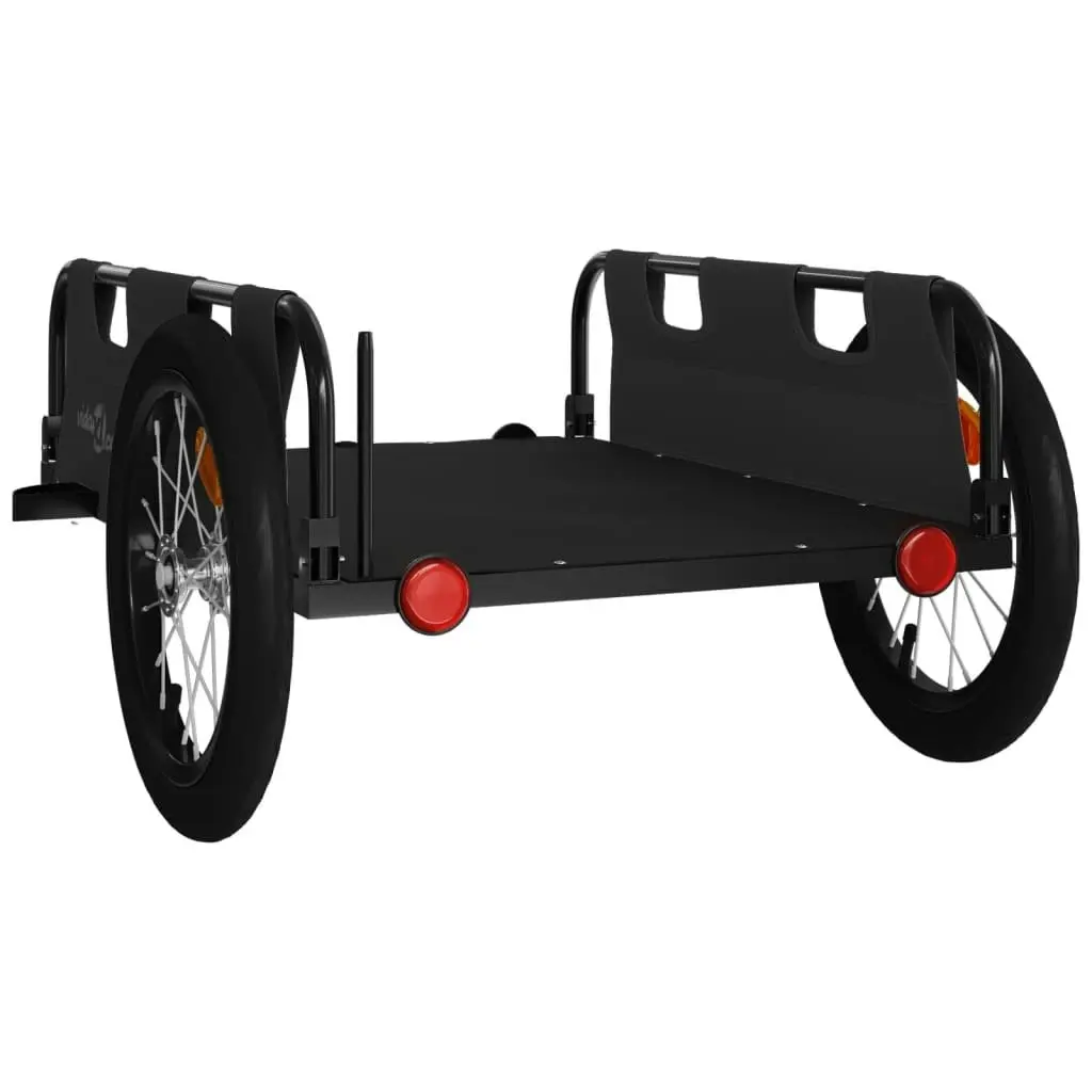 Bike Trailer Black Oxford Fabric and Iron 94192