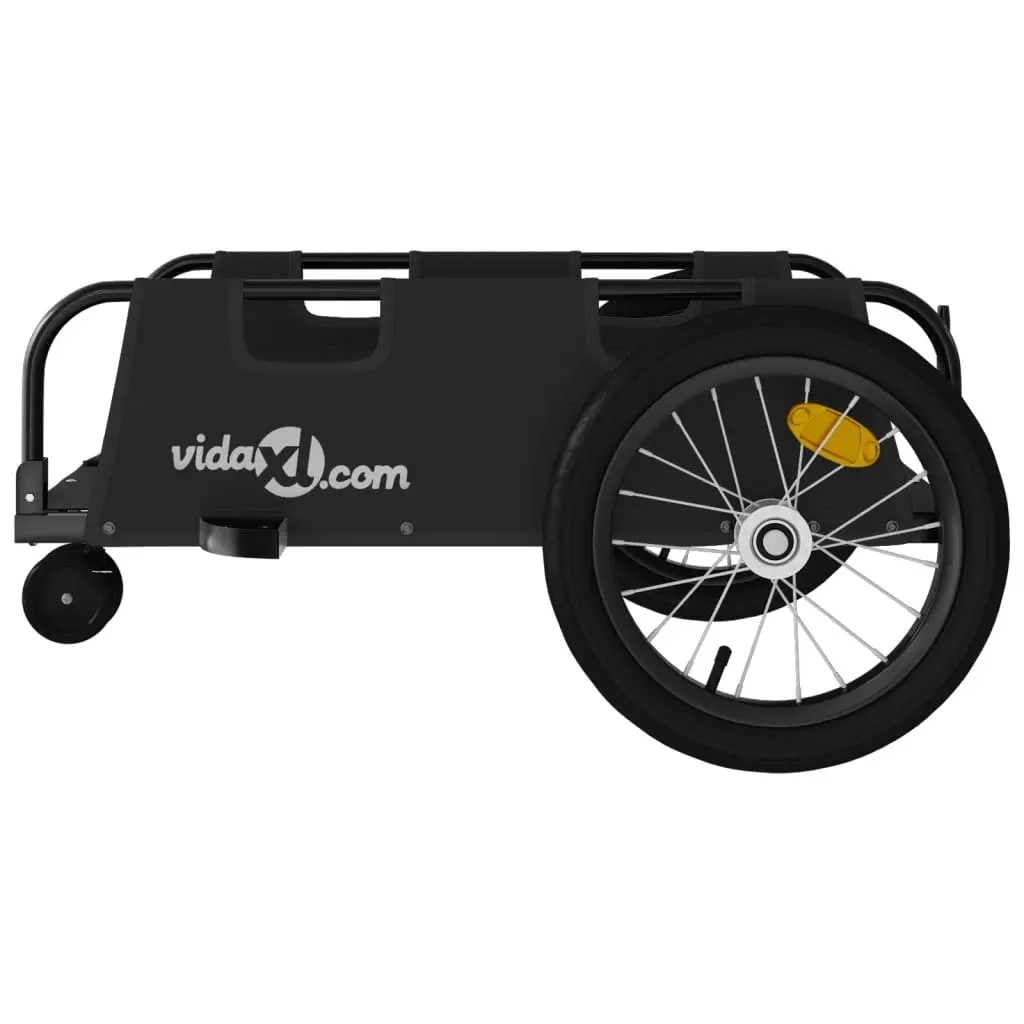 Bike Trailer Black Oxford Fabric and Iron 94192