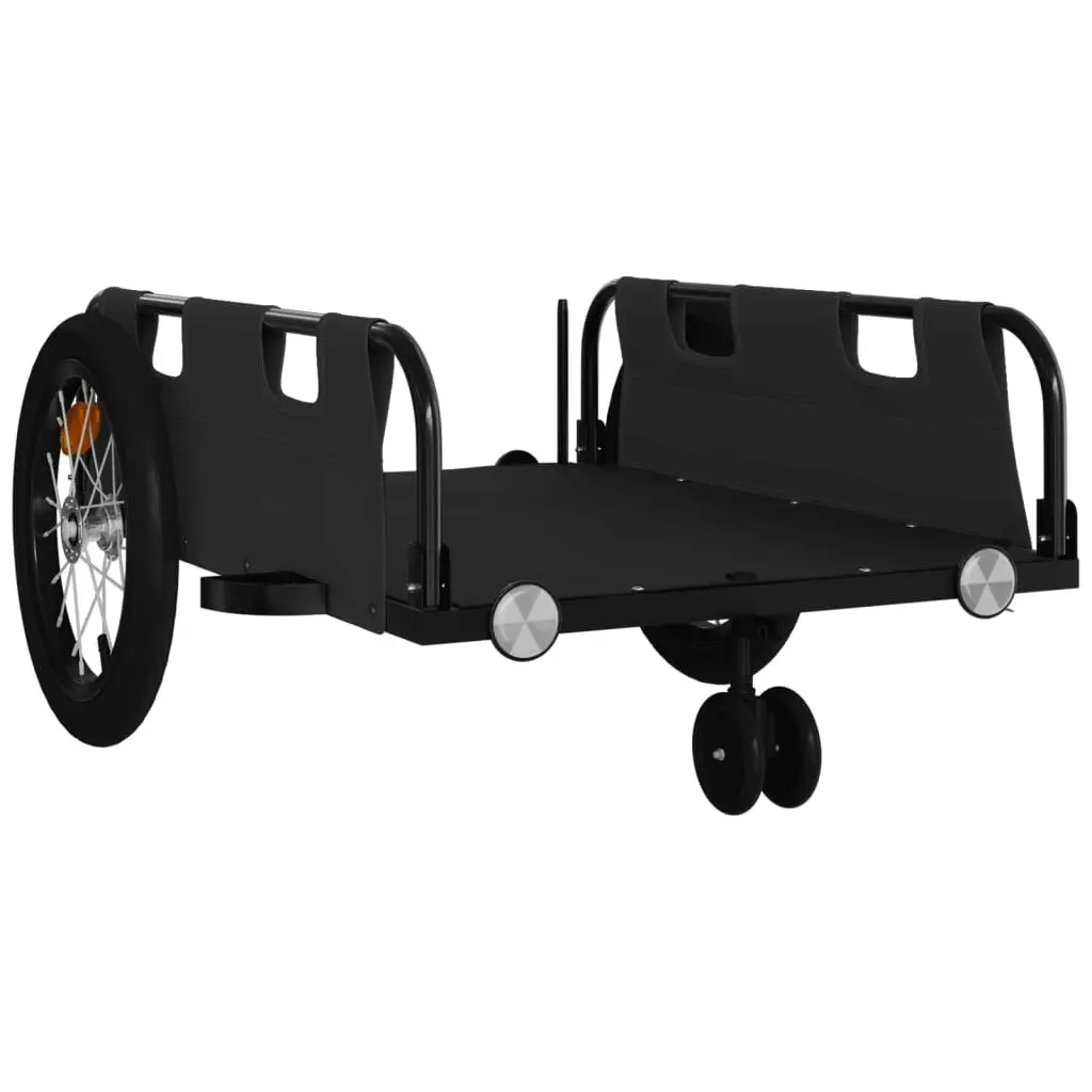 Bike Trailer Black Oxford Fabric and Iron 94192