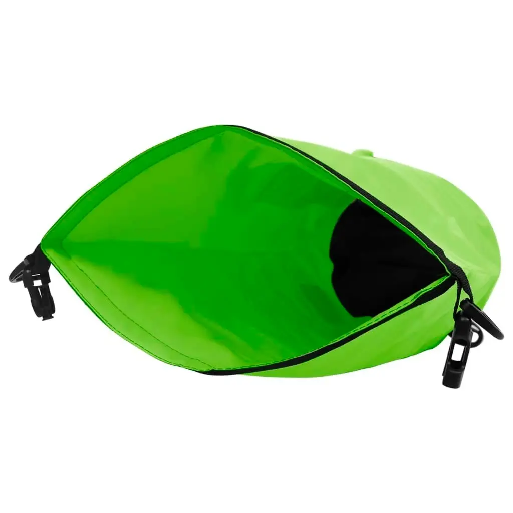 Dry Bag with Zipper Green 15 L PVC 92776