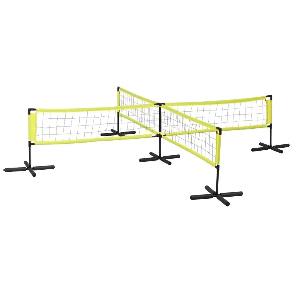 Everfit Water Volleyball Net Set Portable Swimming Pool Nets Game 4 Anchor Bags