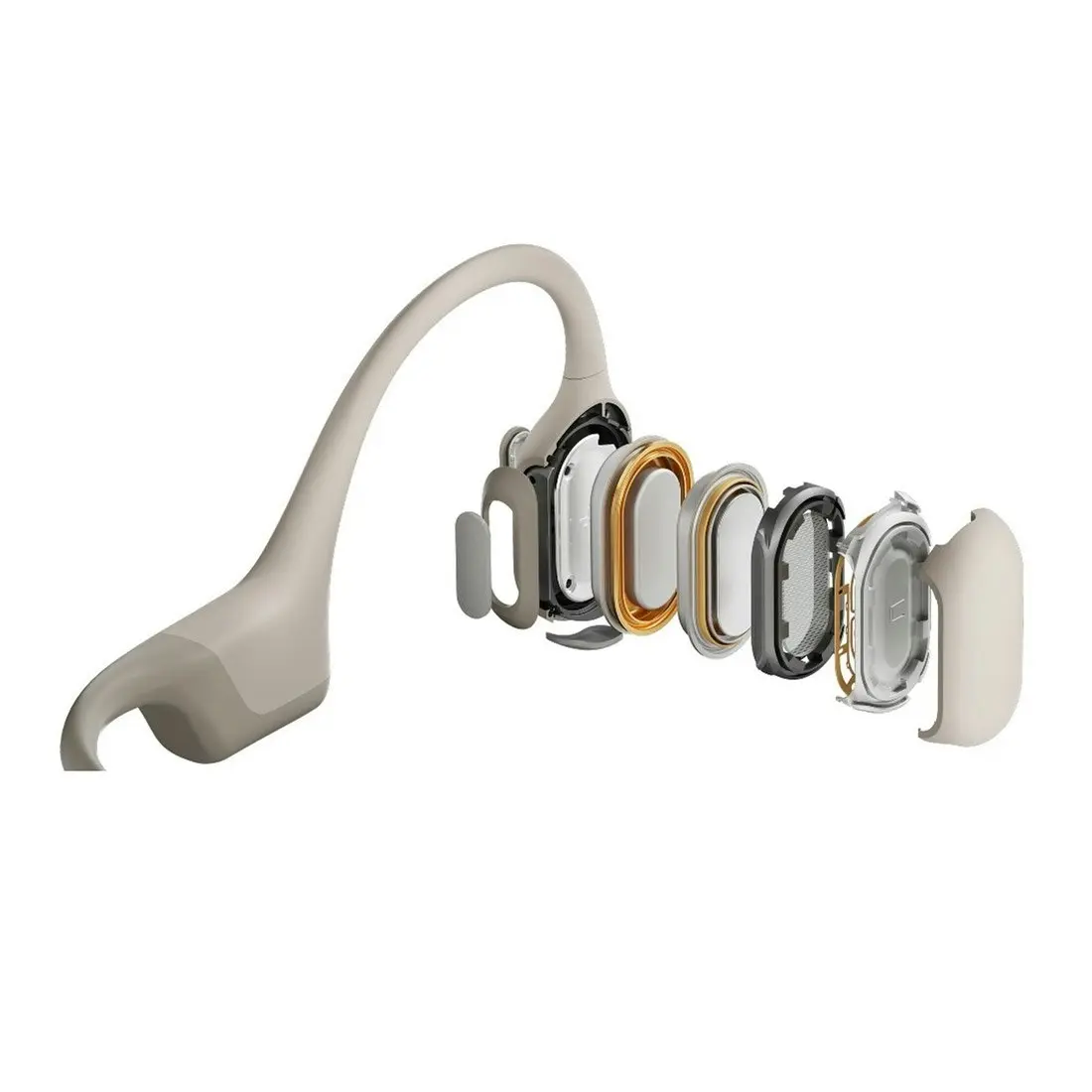 SHOKZ Openrun Pro Bone Conduction Sports Headphones - Beige