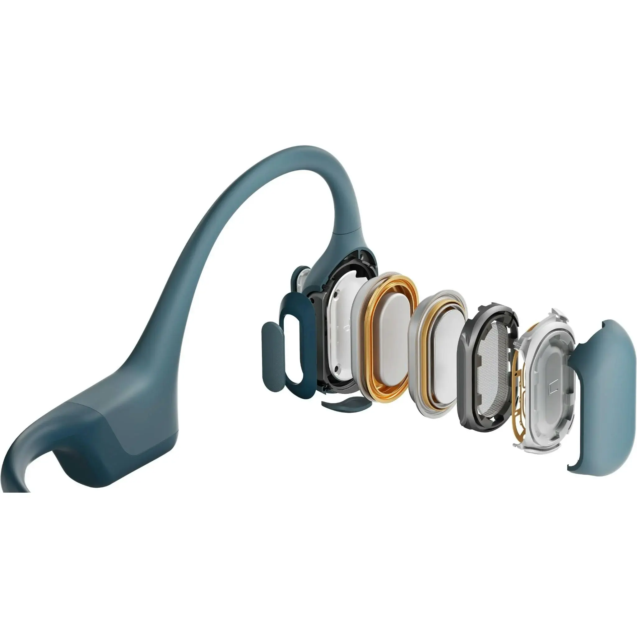 SHOKZ Openrun Pro Bone Conduction Sports Headphones - Blue