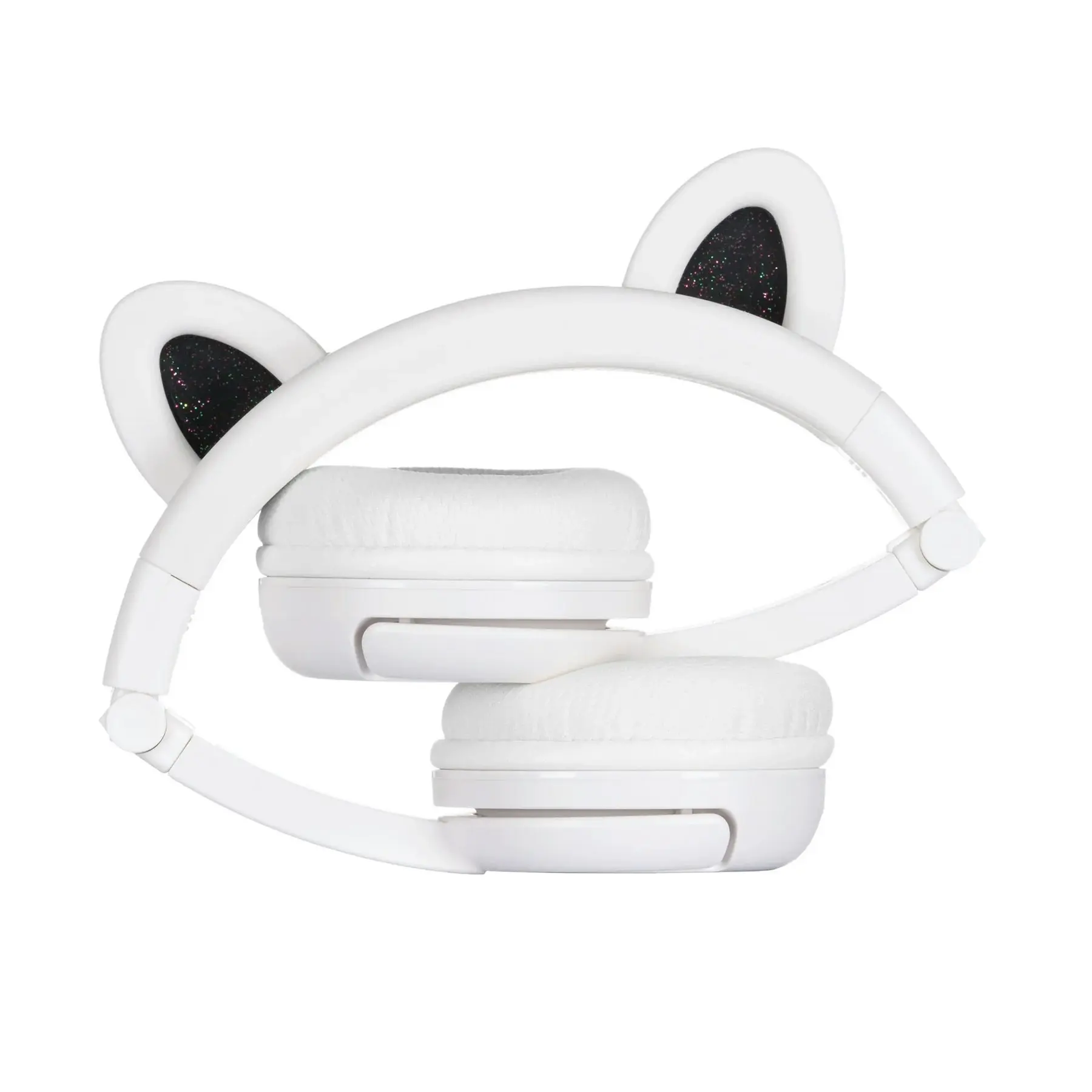 Buddyphones Playears+ Animal Ears Wireless Headphone - Bear White