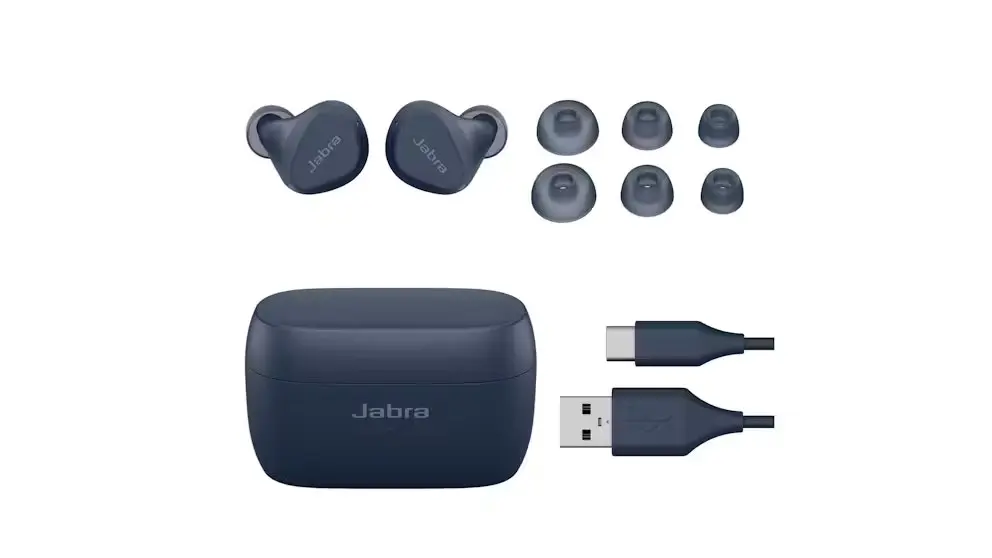 Jabra Elite 4 Active True Wireless Headphones - Navy