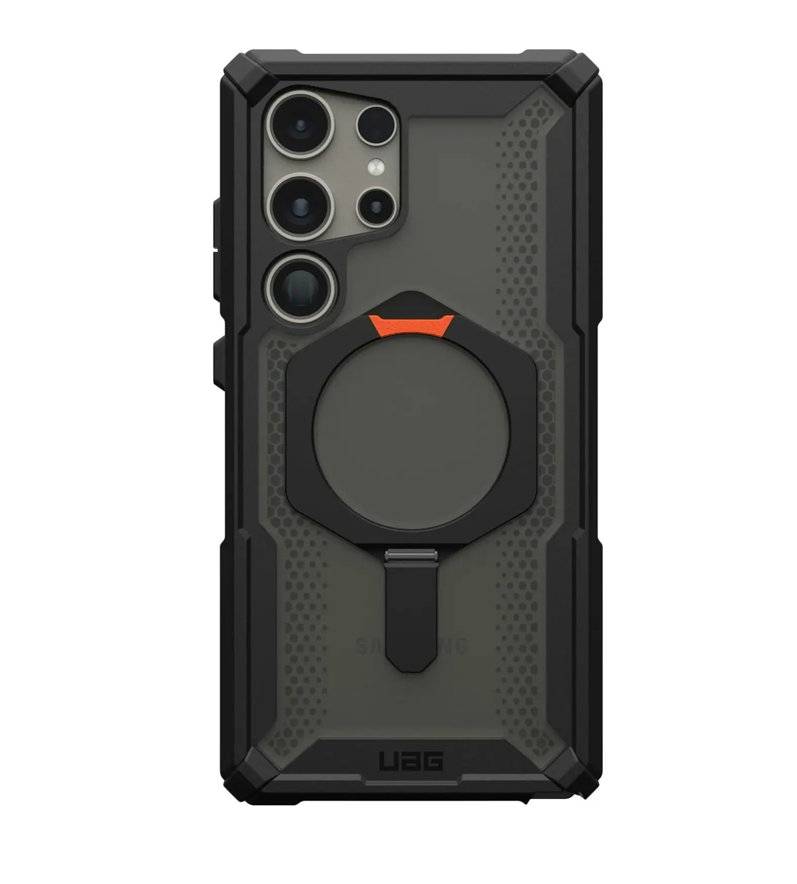 UAG Plasma Case For Samsung Galaxy S24 Ultra - Black/orange