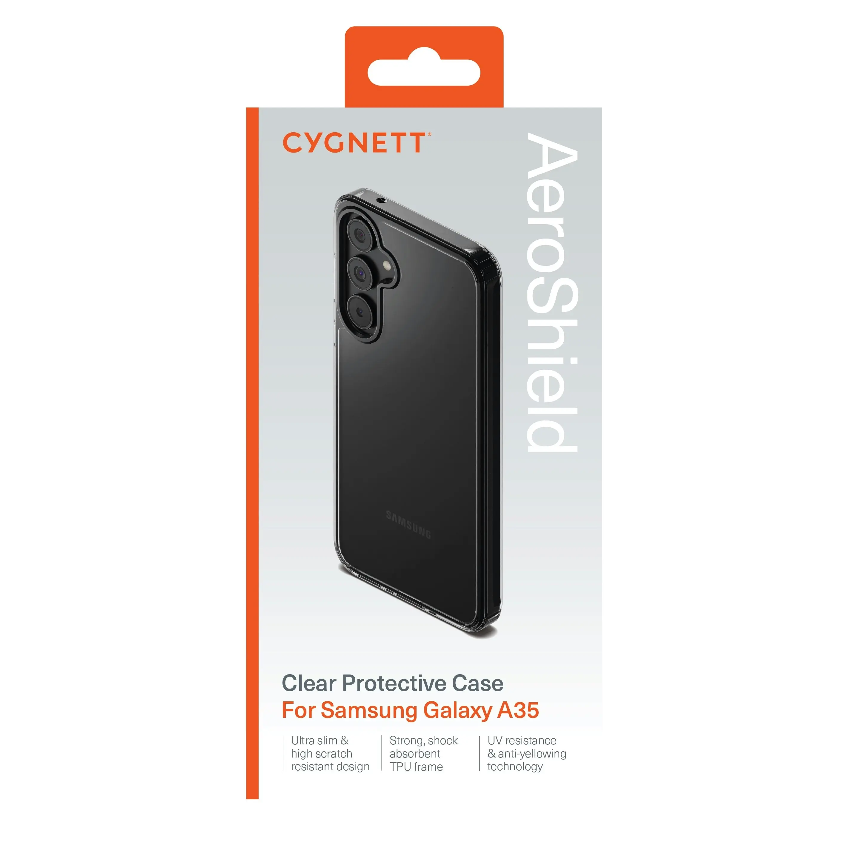 Cygnett Aeroshield Case For Samsung Galaxy A35 - Clear