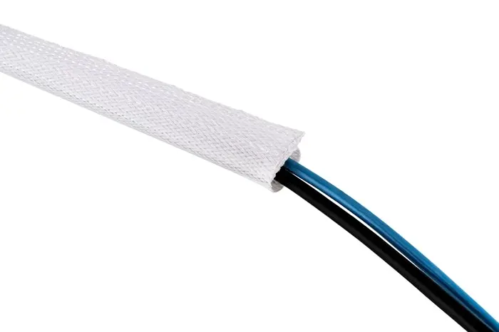 Brateck Flexible Cable Wrap With Hook And Loop Fastener -1000x135mm (39.4"x5.3") White