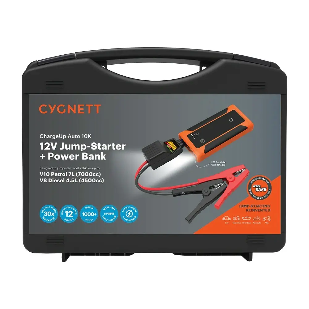 Cygnett Chargeup Auto 10,000 Mah Jump-starter & Power Pack- Orange