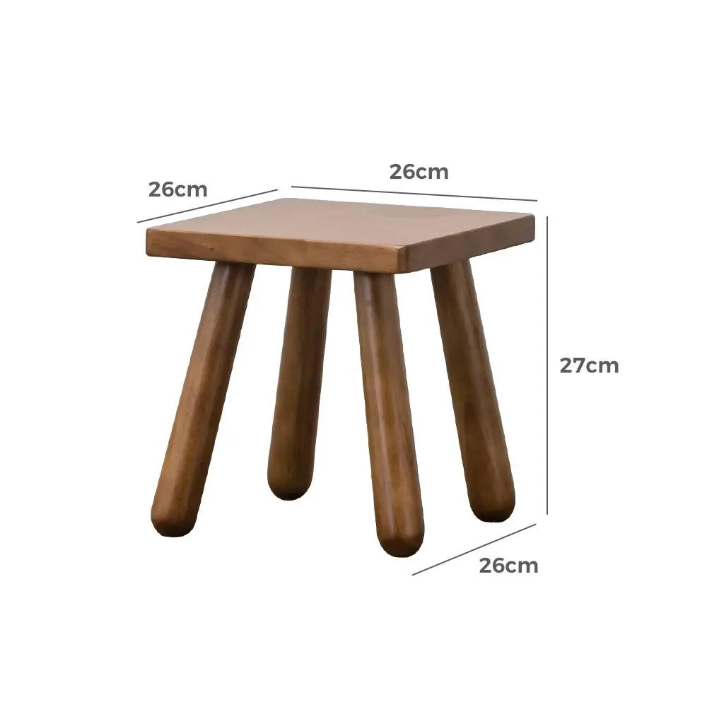 Furb 2 Kids Dining Chairs Square Chair Wooden Chair Home Furniture Walnut