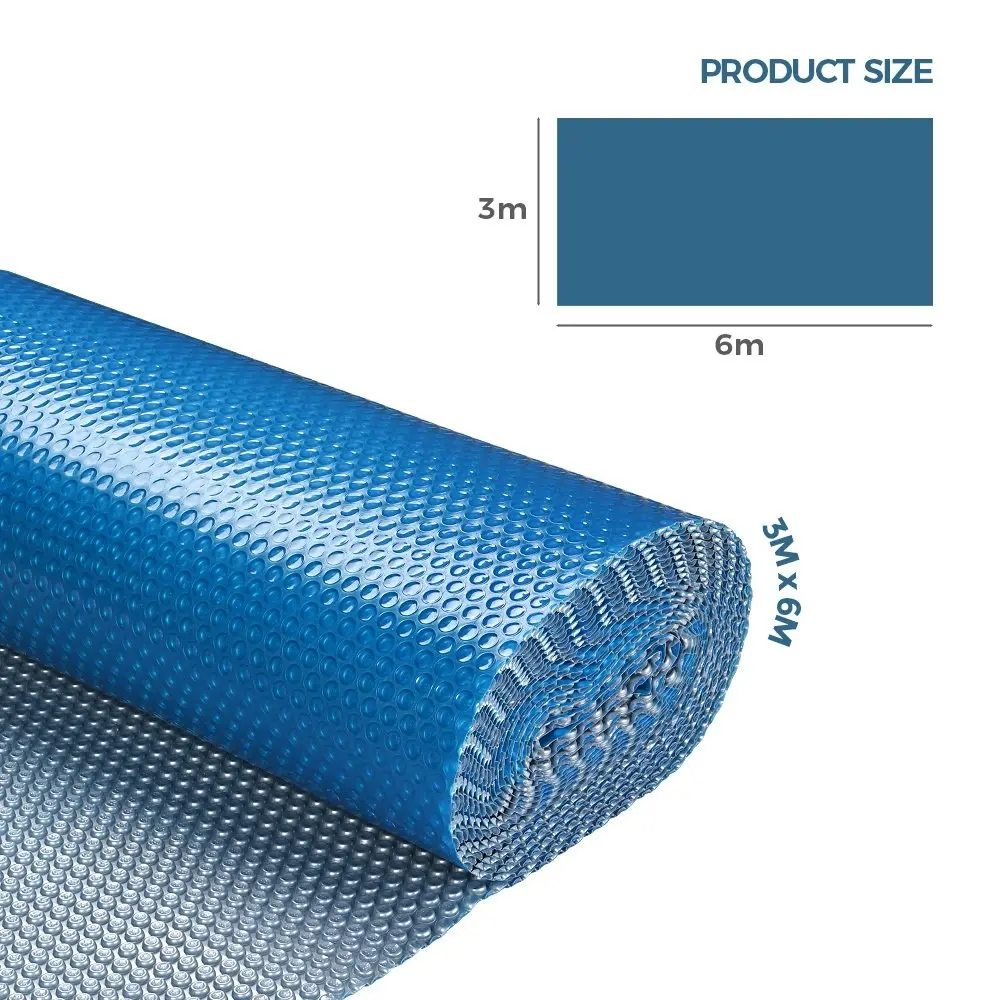 Groverdi Pool Cover 500 Micron Swimming Pool Cover Solar Blanket 6M x 3M