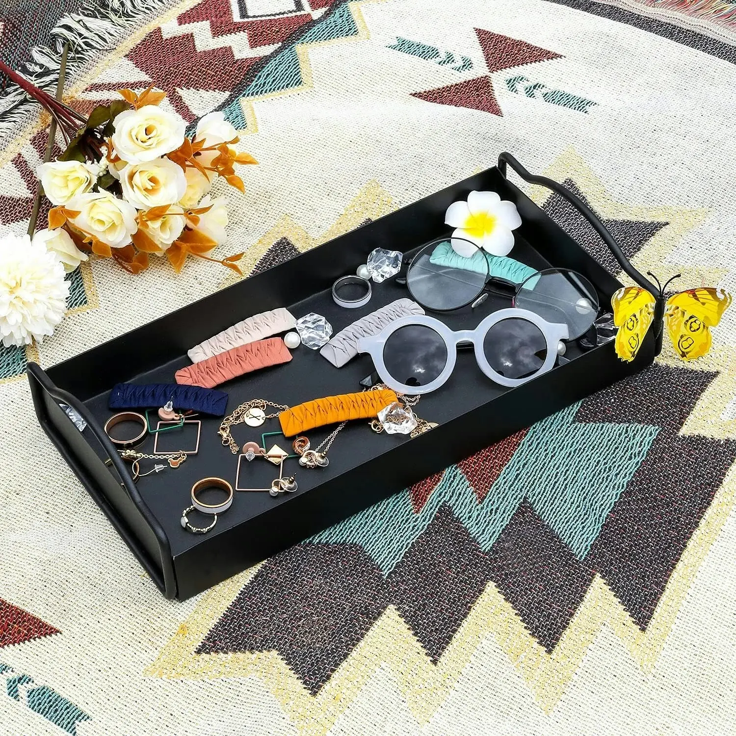 Bathroom Vanity Tray for Countertop | Stylish and Functional Organizer