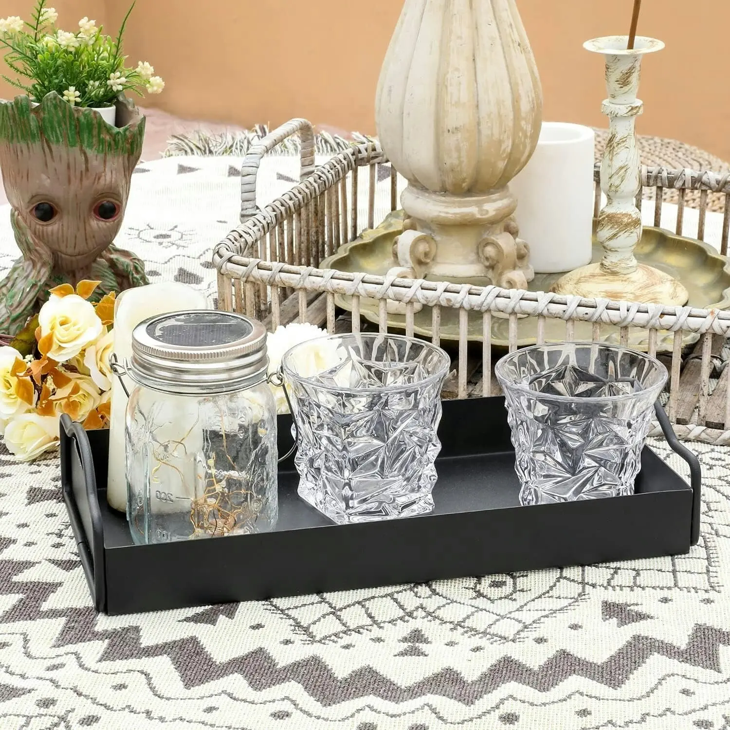 Bathroom Vanity Tray for Countertop | Stylish and Functional Organizer