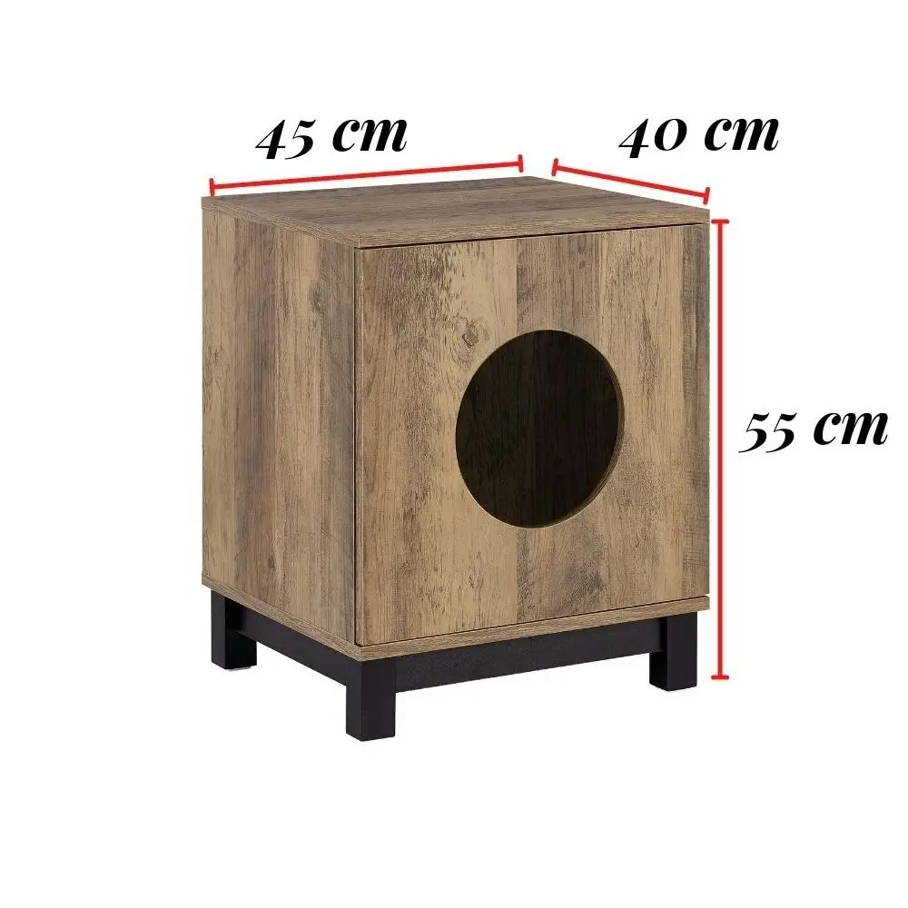 Bronx Pet House End Table | Stylish Bedside Table for You and Your Pet