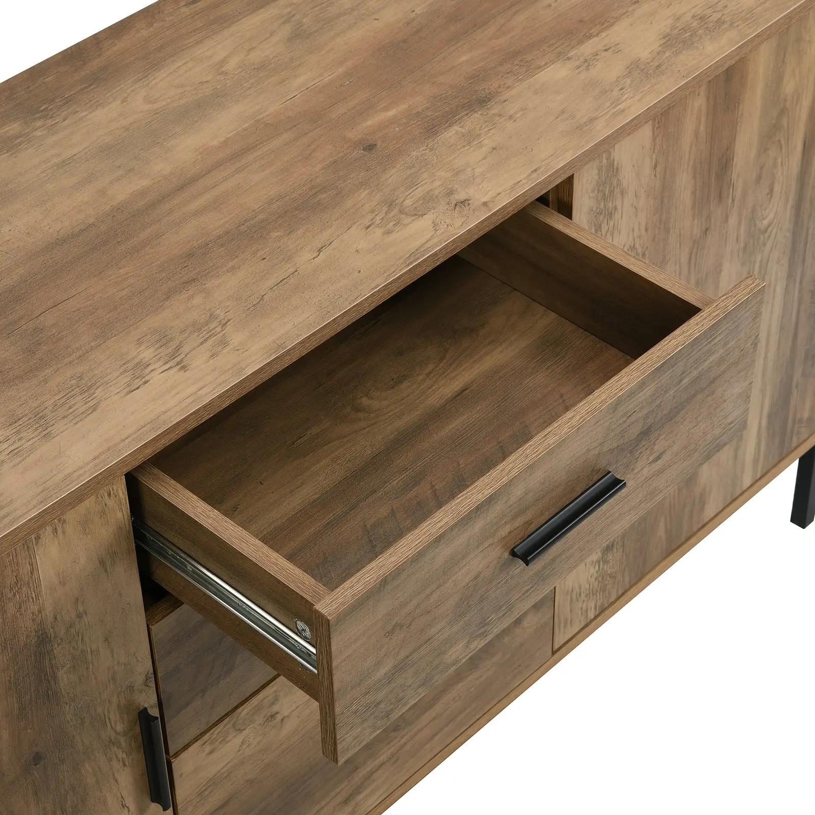 Bronx Buffet Sideboard Console Table | 2 Doors 3 Drawers 140CM for Stylish Storage Cabinet