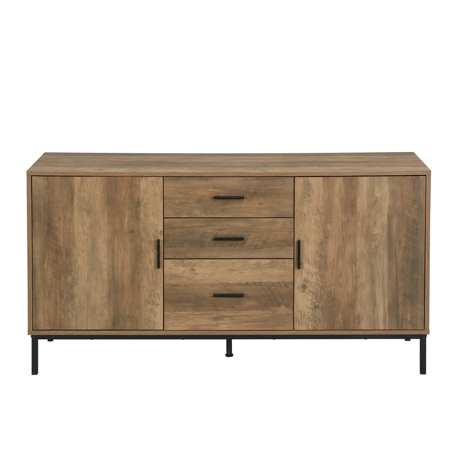 Bronx Buffet Sideboard Console Table | 2 Doors 3 Drawers 140CM for Stylish Storage Cabinet