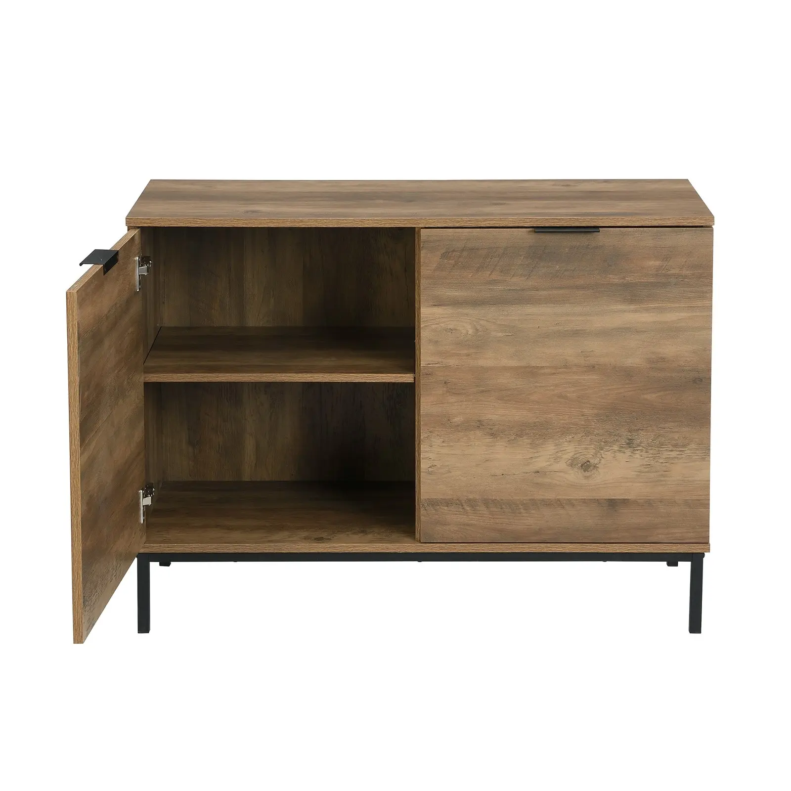 Bronx 2 Door Sideboard with Adjustable Shelves | Compact Buffet Table for Versatile Storage