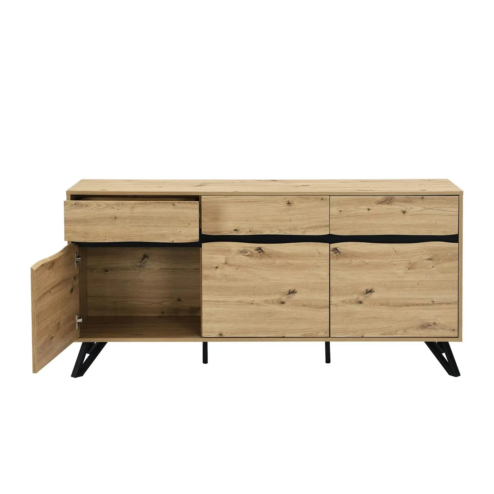 Grayson Large Buffet Sideboard Console 3 Door 3 Drawer 160cm