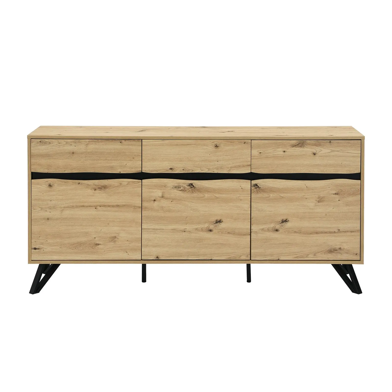 Grayson Large Buffet Sideboard Console 3 Door 3 Drawer 160cm