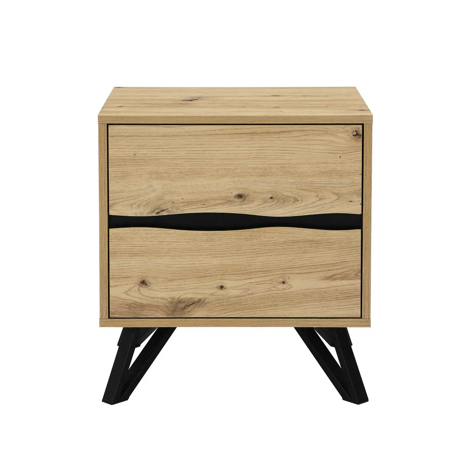 Grayson 2 Drawer Bedside Table for Stylish Bedroom Storage