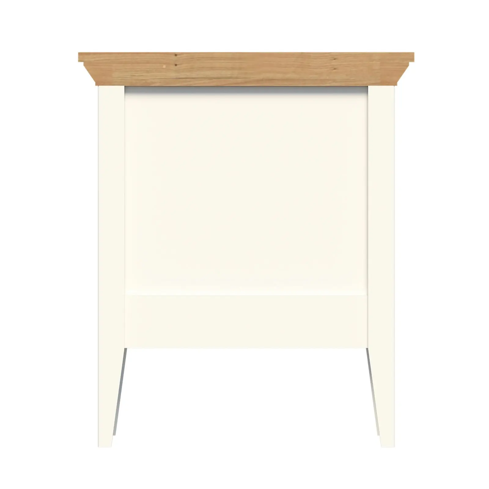 Coogee 2 Drawer Bedside Table | Pine and Off-White Stylish Bedroom Storage