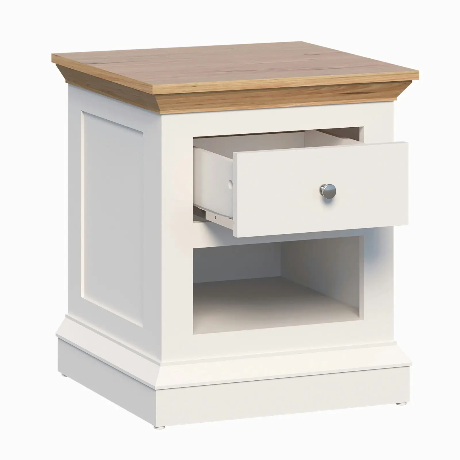 Hannah 1 Drawer Bedside Table | Stylish & Versatile Bedroom Storage