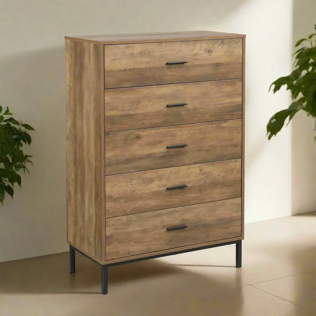 Bronx Chests of 5 Drawers Tallboys & Dressers